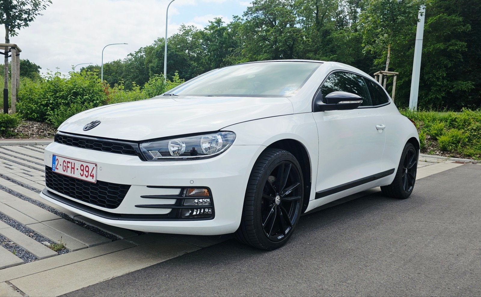 VW Scirocco fase 2 1.4 TSI 125 pk euro6, Auto's, Volkswagen, Voorwielaandrijving, 4 zetels, Stof, Navigatiesysteem