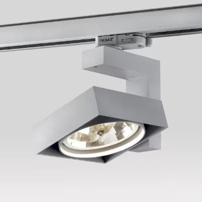 Lot de 3 spots sur rail Delta Light Spatio 111 T50AD Neufs, Neuf, Enlèvement ou Envoi, LED, Métal