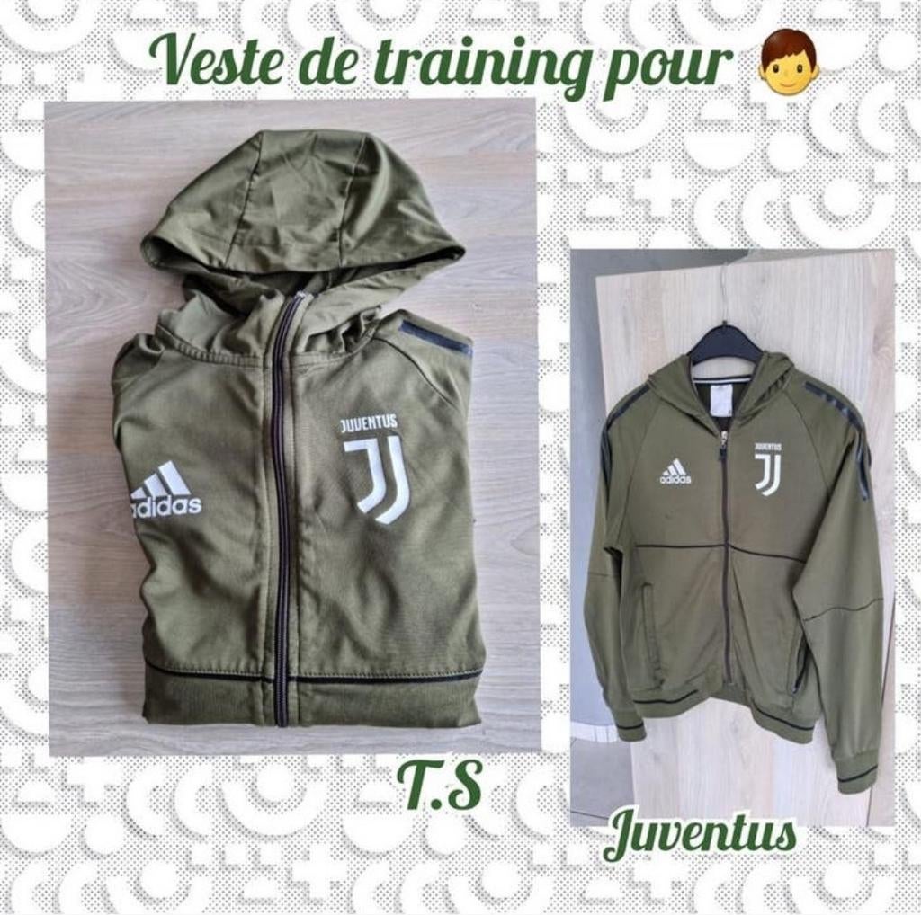 Veste de training pour garçon -Kaki-Juventus-T.S, Enlèvement, Utilisé