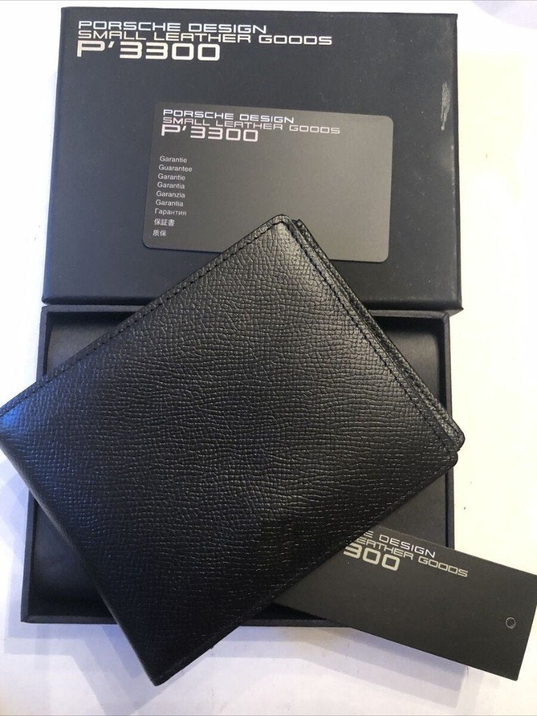 Portefeuille PORSCHE Business Wallet P'3300, Enlèvement ou Envoi, Neuf, Noir, Cuir
