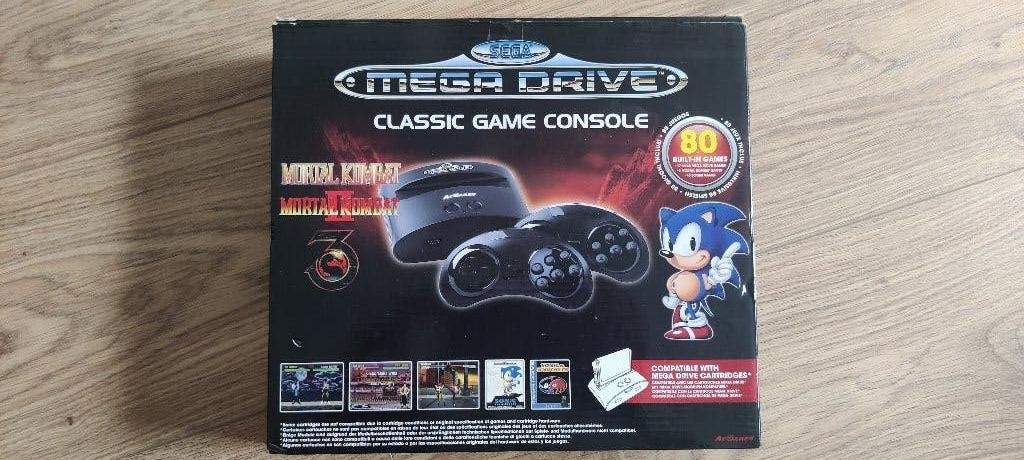 Console de jeu Sega Mega Drive, Games en Spelcomputers, Ophalen, Nieuw, Met 2 controllers, Mega Drive