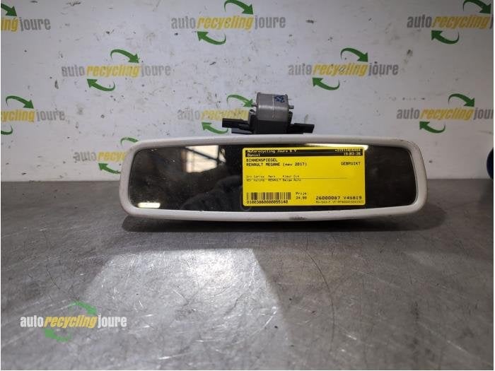 Binnenspiegel van een Renault Megane, Auto-onderdelen, Gebruikt, -, Renault, -