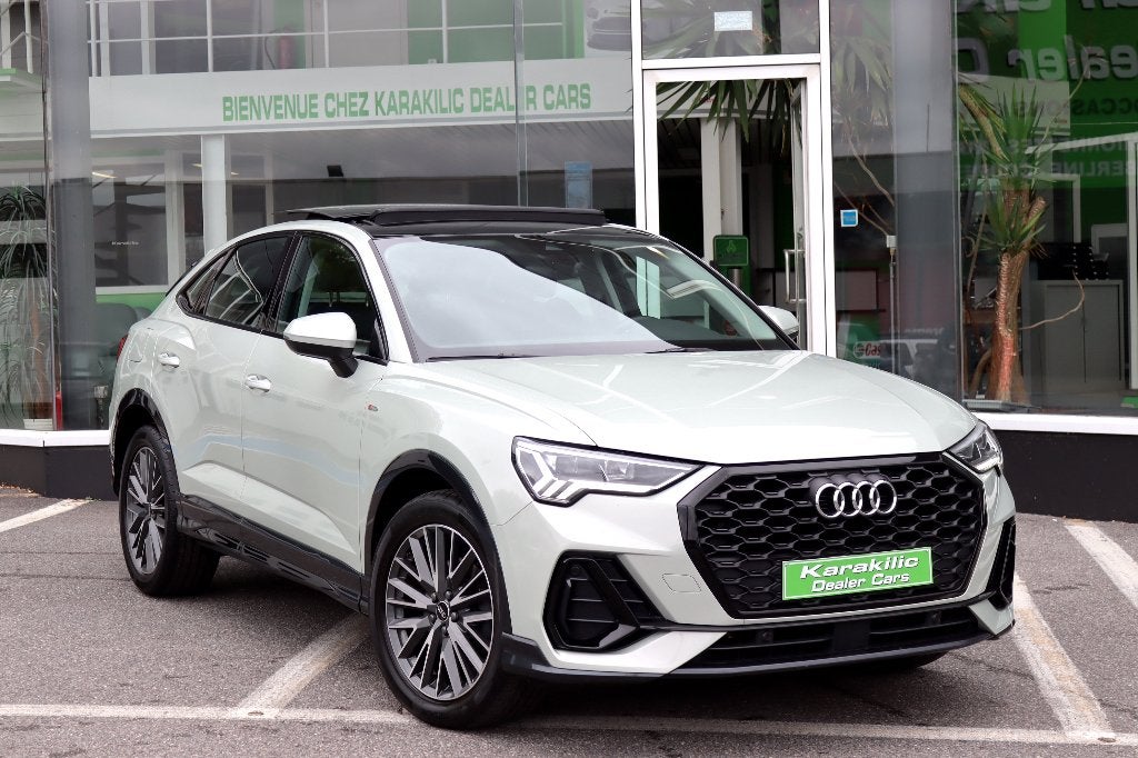 AUDI Q3 SPORTBACK 35TDI 150CV S-LINE PANO COCKPIT GPS LED, Argent ou Gris, Achat, Entreprise, Entretenue par le concessionnaire