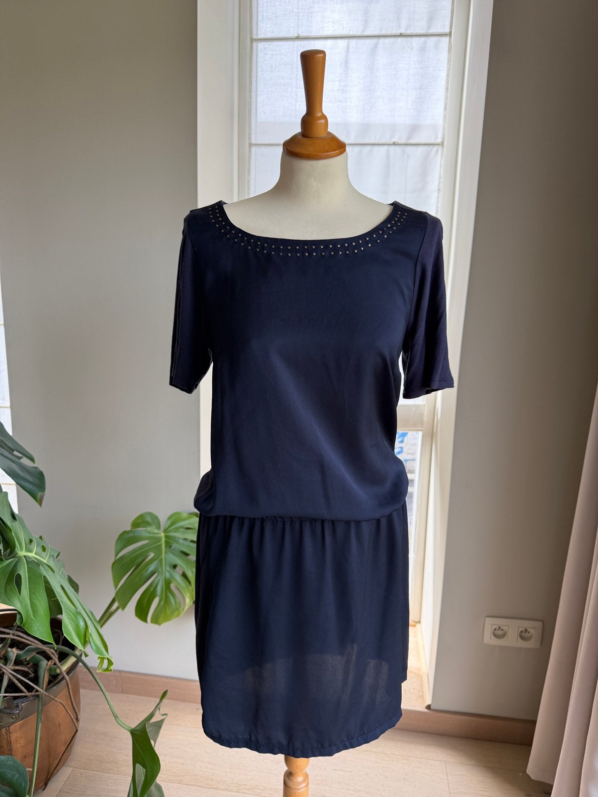 Kleedje CKS - L, Kleding | Dames, Jurken, Ophalen of Verzenden, Gedragen, Maat 42/44 (L), Blauw