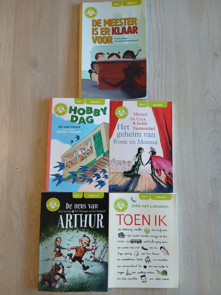 Leesboeken/kinderboekenpakket, 5 boeken (het 3de leerjaar), Enlèvement, Comme neuf