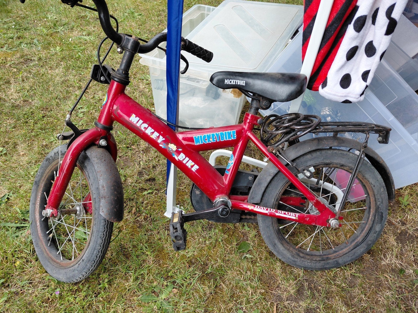 Kinderfiets, Ophalen