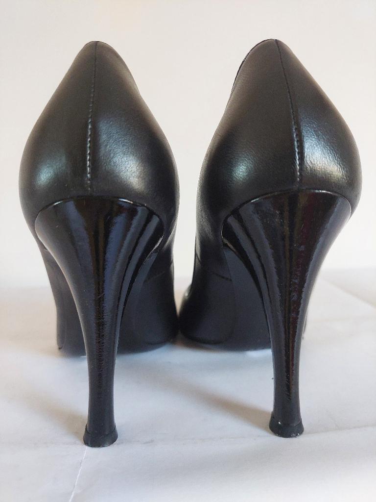 341C* Casadei - sexy zwarte pumps met hoge hakken (37,5), Kleding | Dames, Pumps, Verzenden, Gedragen, Casadei