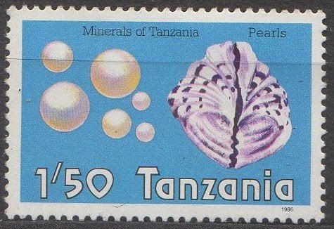 Tanzania - Mineralen - 1986, Postzegels en Munten, Postzegels | Afrika, Verzenden, Tanzania, Postfris