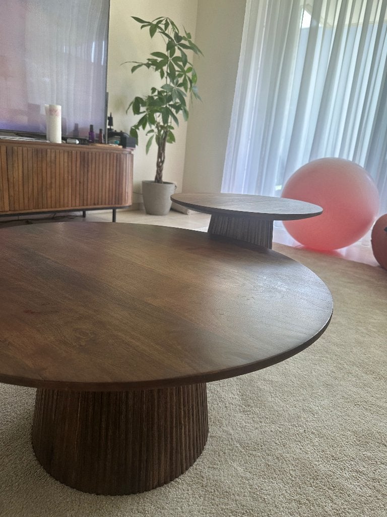 Salontafel + Bijzettafel, Maison & Meubles, Tables | Tables de salon, Enlèvement, Comme neuf