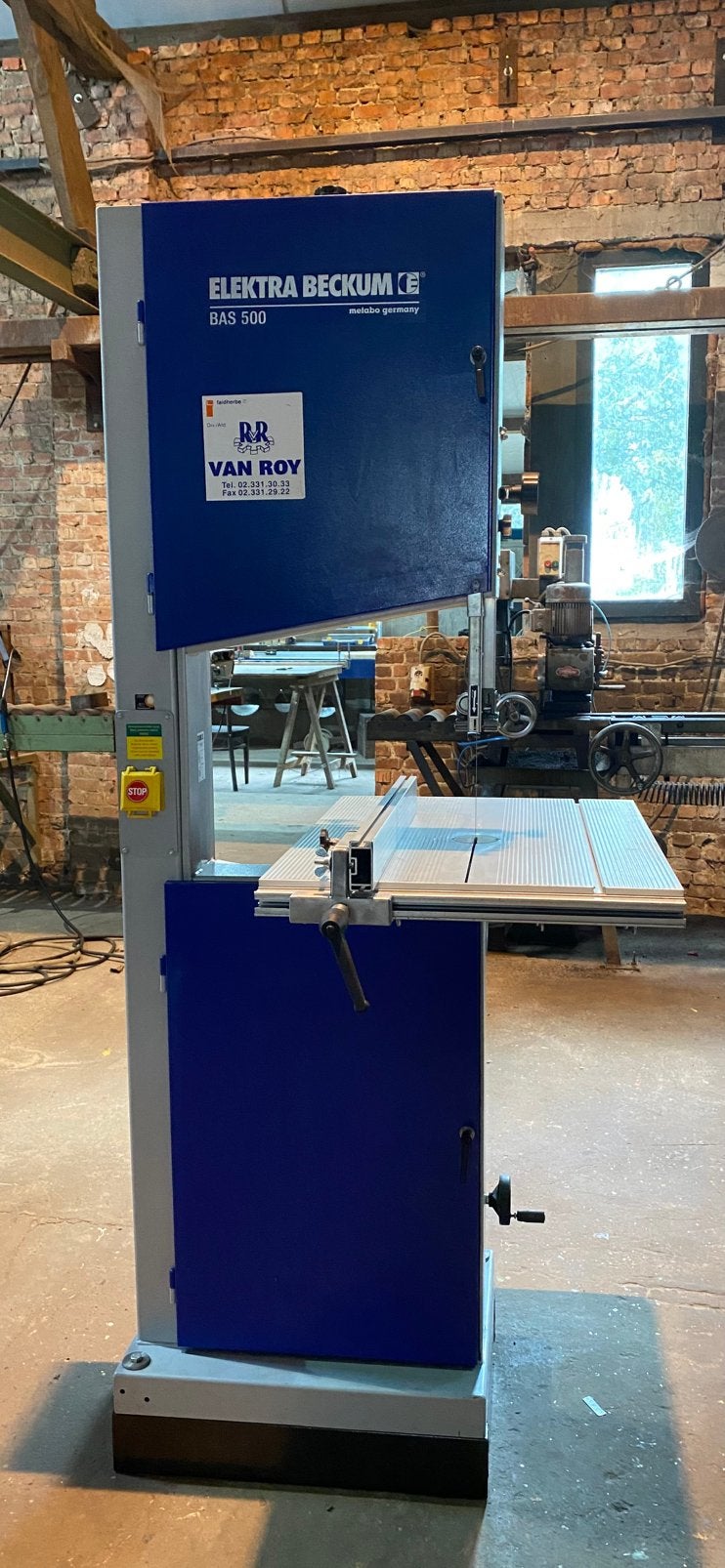 Lintzaagmachine Electra Beckum bas 500, Ophalen, Lintzaag