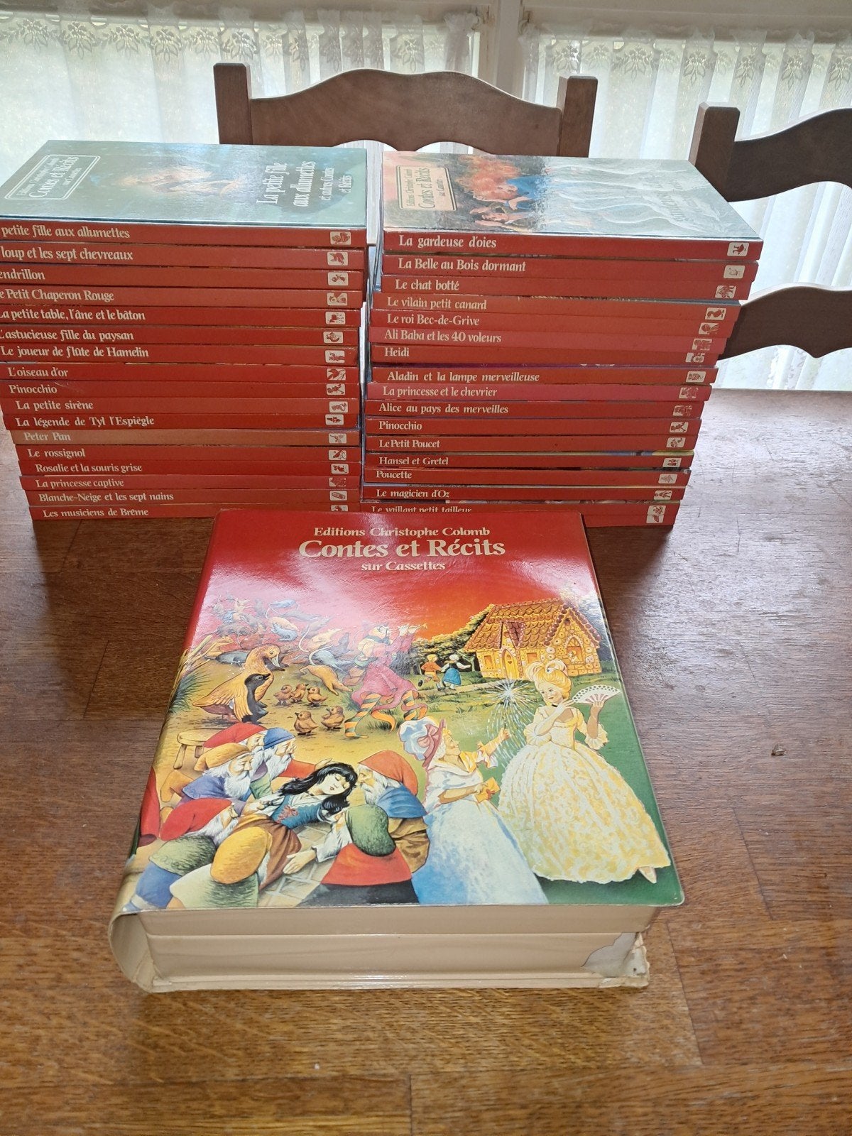 livres et cassettes audio vintage de contes de fées, Livres, Enlèvement, Comme neuf, Christophe colomb