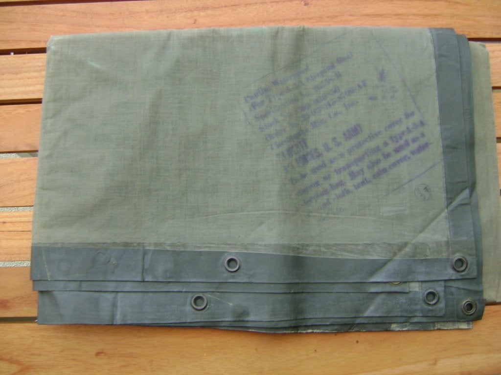 USAAF paulin waterproof for typ A-3-A sleeping bag., Ophalen of Verzenden, Luchtmacht, Overige typen