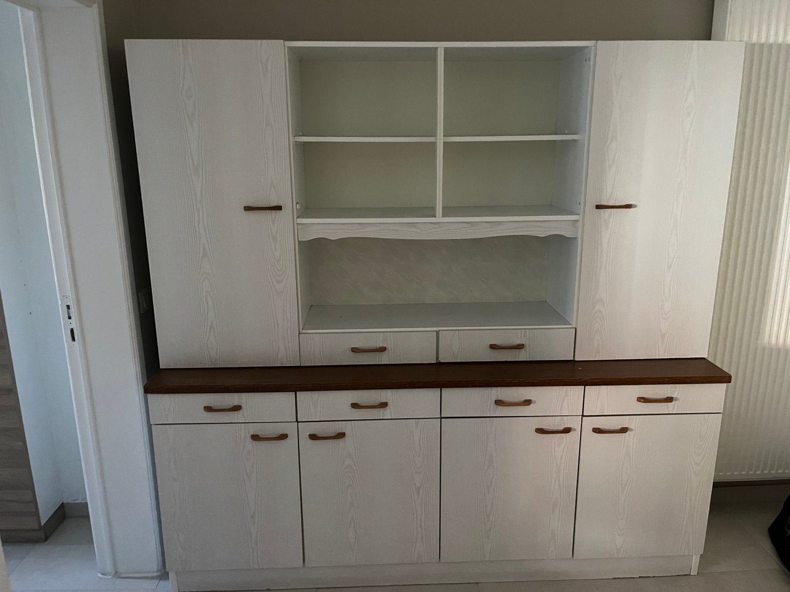Witte kast L 200 H 194 B 0,50, Enlèvement, Utilisé