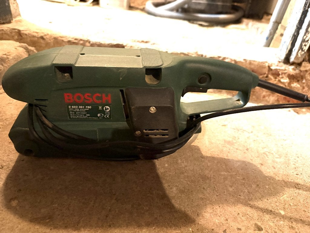 Ponceuse bosch, Doe-het-zelf en Bouw, Gereedschap | Boormachines, Ophalen, Gebruikt