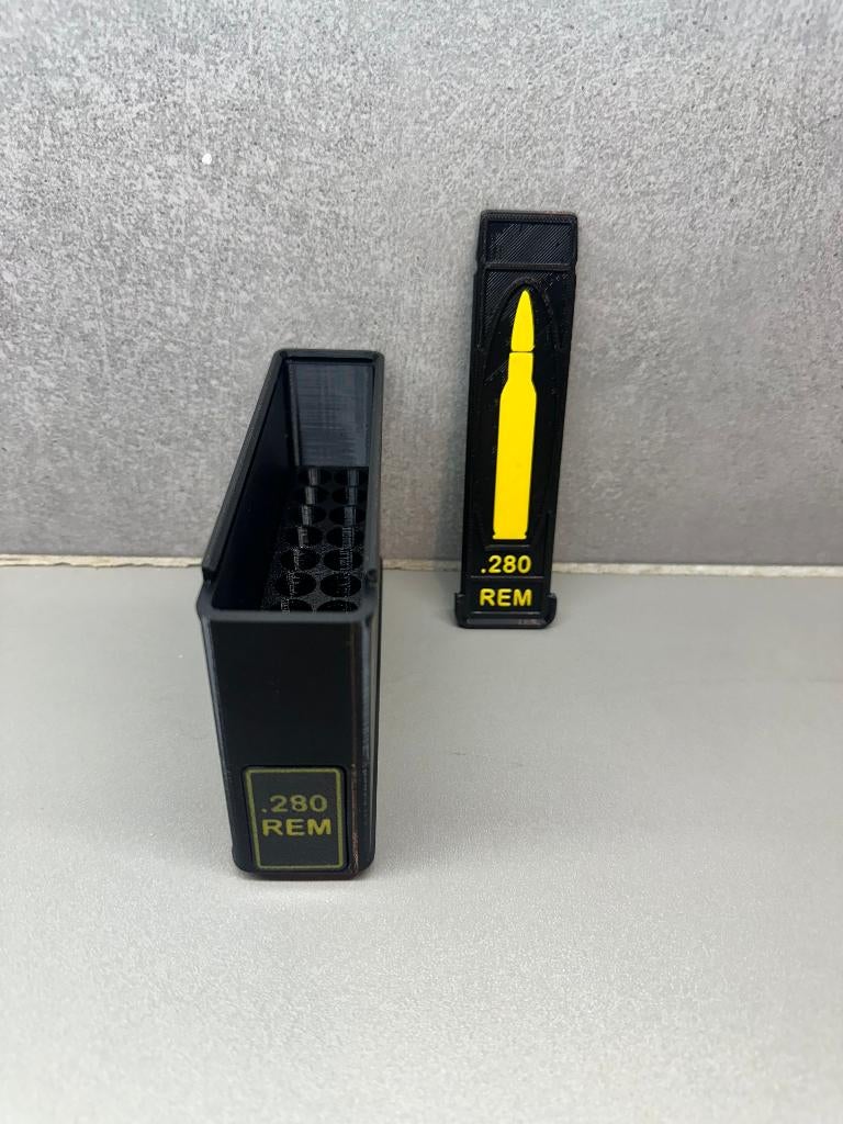 Boîte de rangement .280 REM - Fait main - Noir, Enlèvement ou Envoi, Neuf