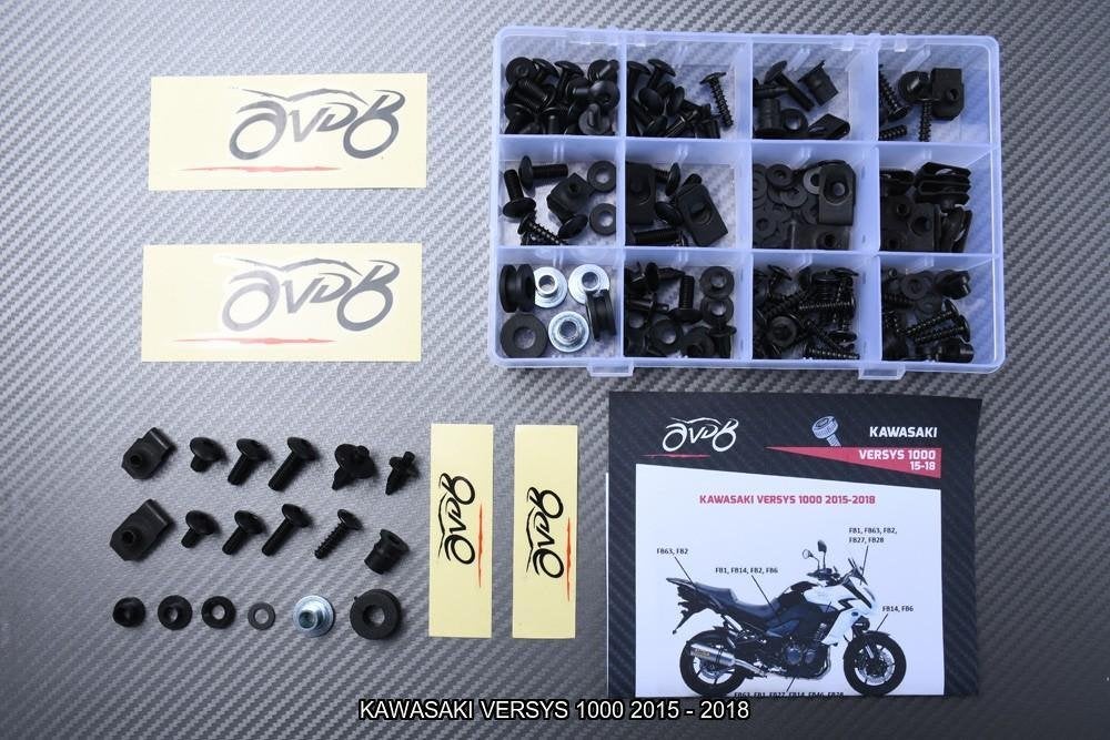 Kit visserie spécifique pour KAWASAKI VERSYS 1000 2015 2018, Enlèvement ou Envoi, Neuf