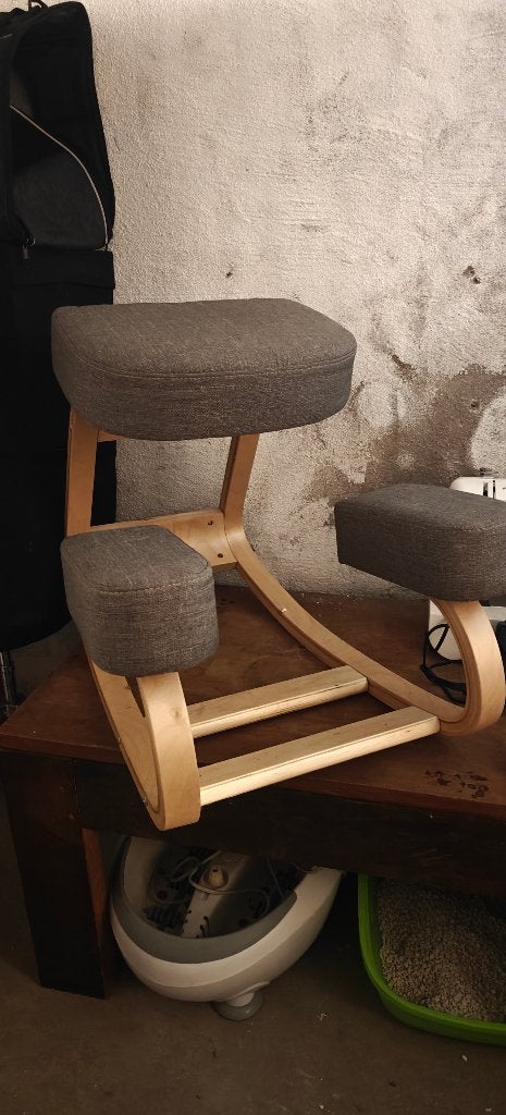 Siège ergonomique, Maison & Meubles, Chaises de bureau, Gris, Comme neuf, Enlèvement, Chaise de bureau