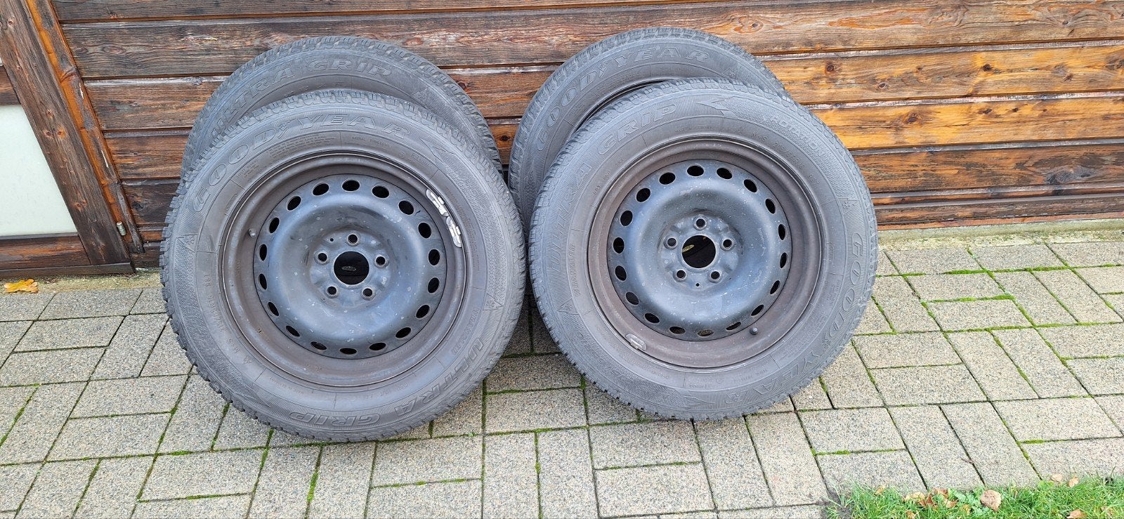 Stalen velgen met winterbanden, Ophalen, 16 inch, Banden en Velgen, Winterbanden