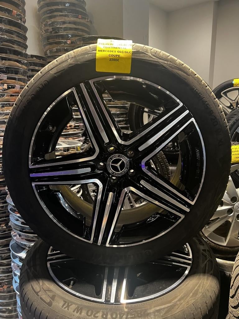 Jantes Mercedes GLC Coupé 20" AMG + pneus Continental, Autos : Pièces & Accessoires, -, Véhicule de tourisme, Pneus été, -