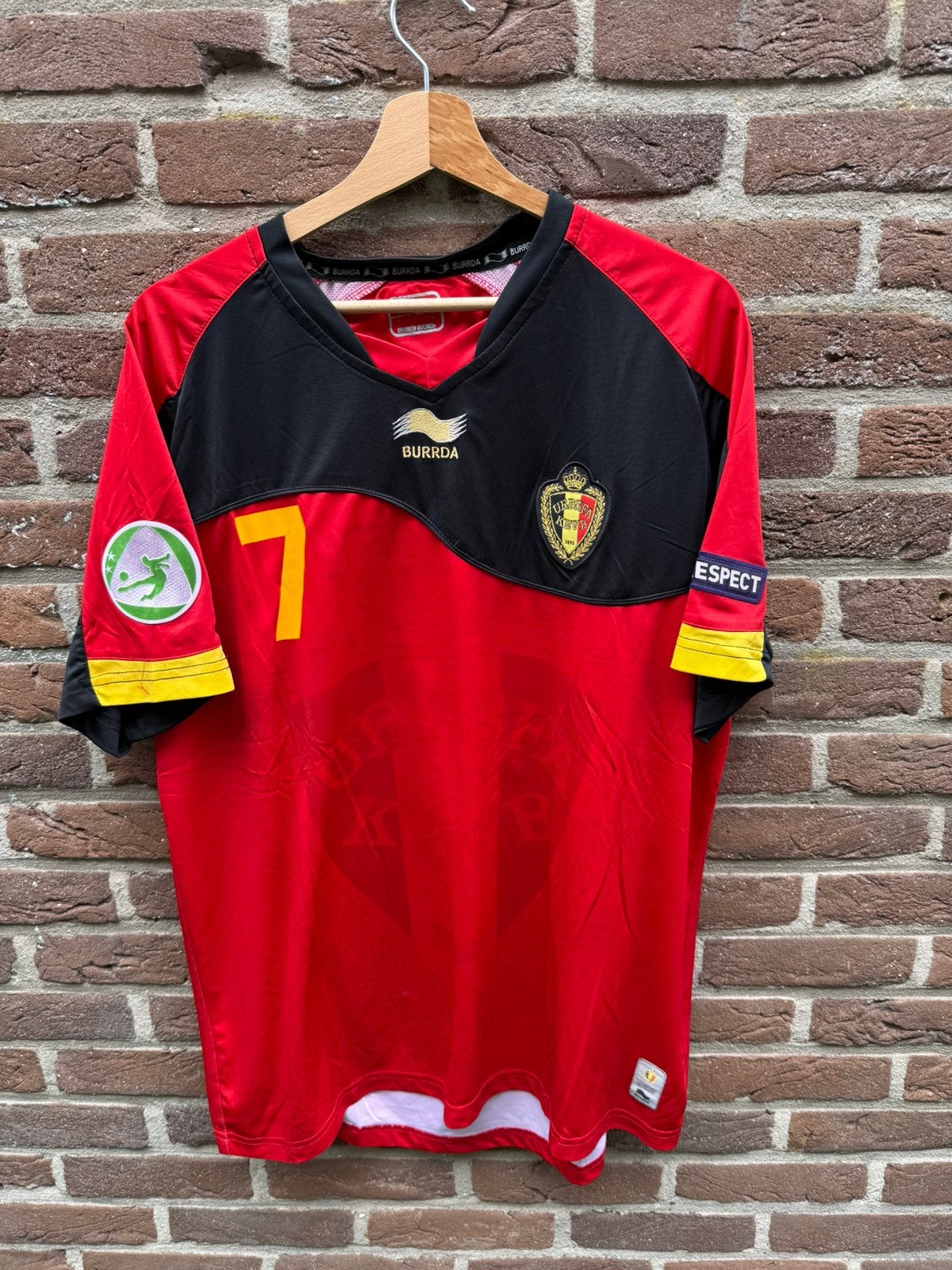 Shirt rode duivels U19 worn, Verzamelen, Sportartikelen en Voetbal, Ophalen of Verzenden, Zo goed als nieuw, Shirt
