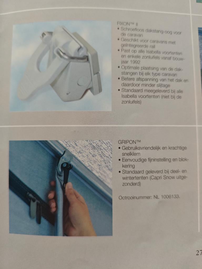 Kamperen, Caravanes & Camping, Auvents, Enlèvement, Utilisé, Polyester, Isabella