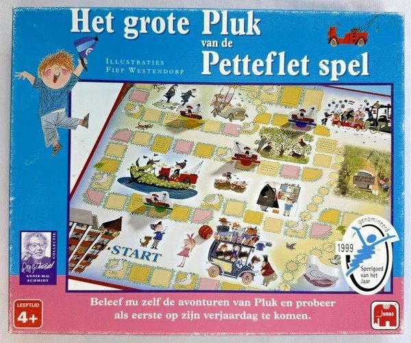 Jumbo het grote Pluk van de Petteflet spel bordspel compleet, Hobby en Vrije tijd, Gezelschapsspellen | Bordspellen, Een of twee spelers