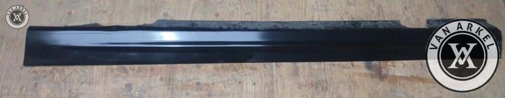 Bmw 3 Serie E46 Linker Zijskirt Sideskirt Zwart, Gebruikt, -, -, Ophalen of Verzenden