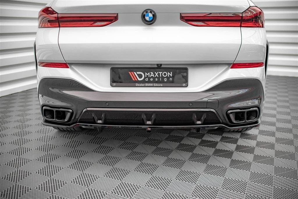 Maxton Design Bmw X6 M Pack G06 Spoiler Rear Centre Diffuser, Verzenden