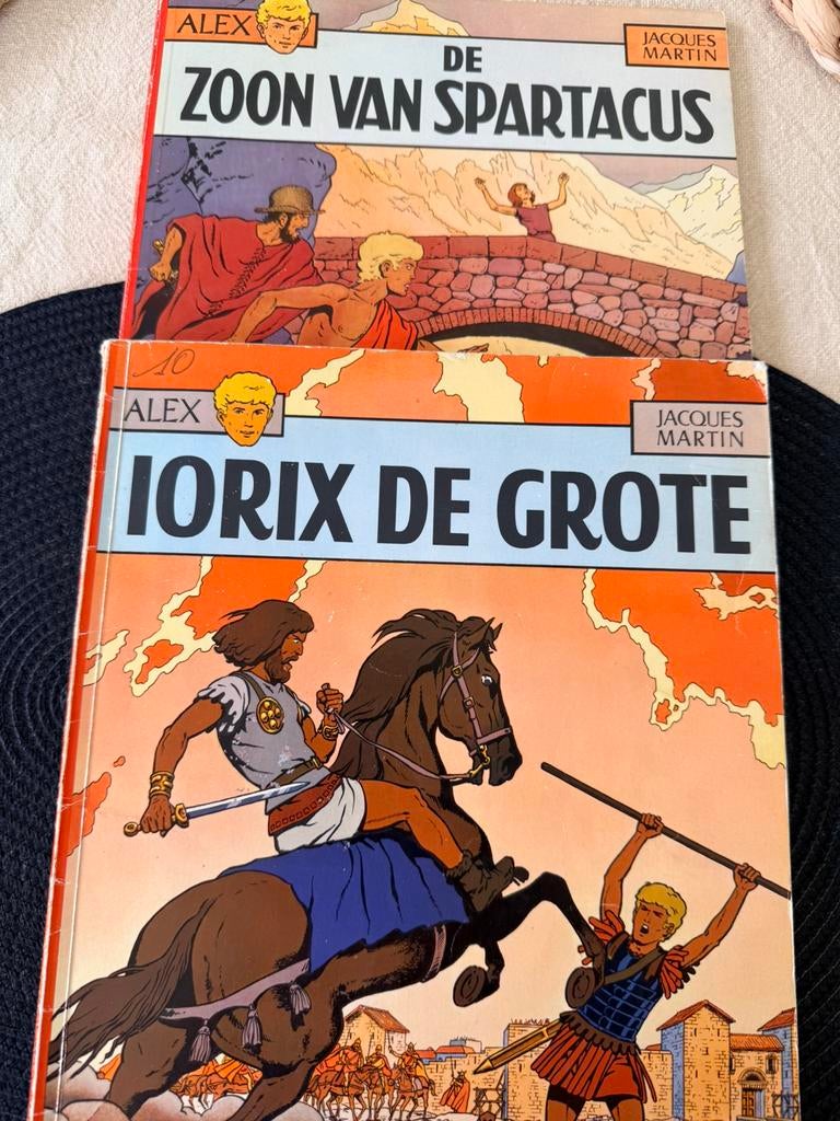 2 bandes dessinées Alex, Les aventures d'Alex, Plusieurs BD, Enlèvement ou Envoi, Utilisé