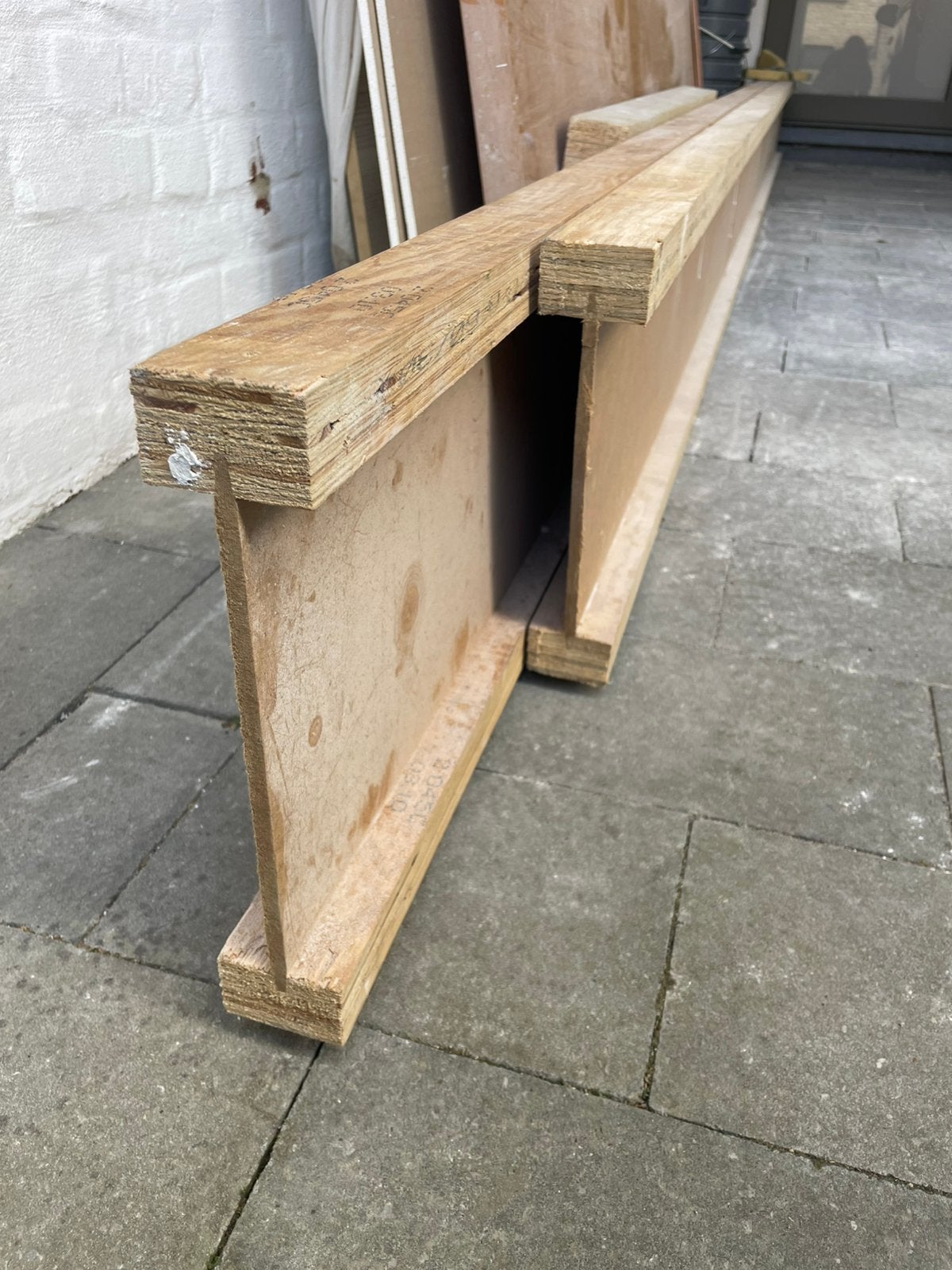 Steico i-joist liggers 2 stuks gebruikt, Enlèvement, Comme neuf, Poutre