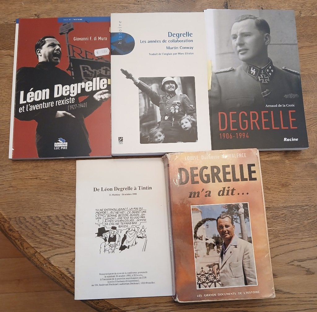 Livres sur Léon Degrelle/Tintin, Livres, Enlèvement