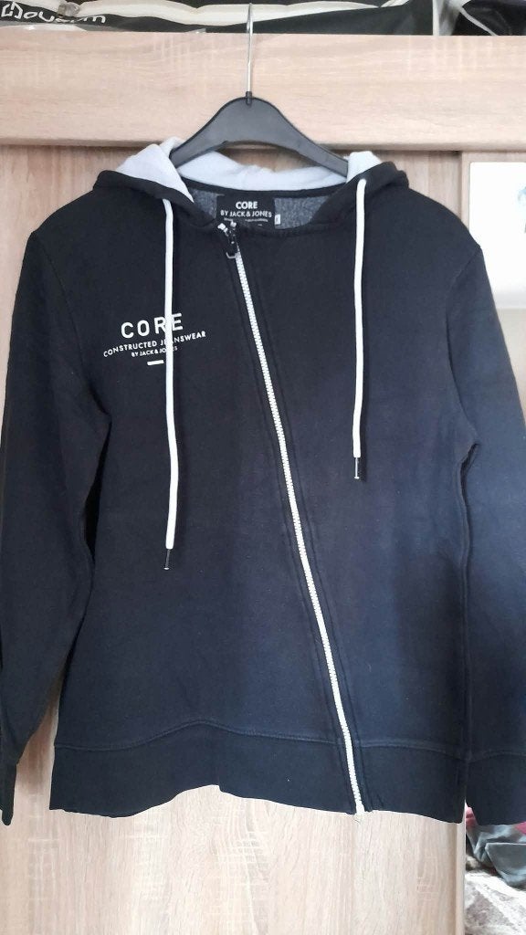 Sweat zippé à capuche Jack & Jones Taille M, Kleding | Heren, Maat 48/50 (M), Zwart, Ophalen of Verzenden, Gedragen