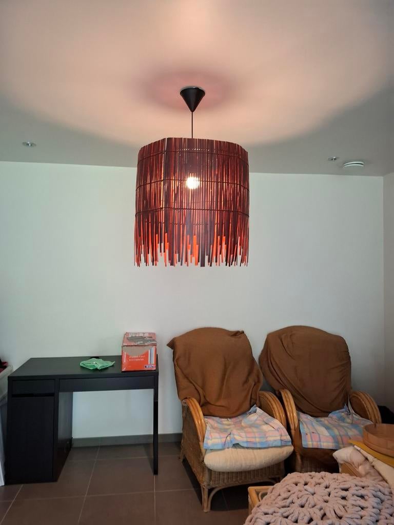 Lampe suspendue Lustre, Enlèvement, Utilisé, Bois, 50 à 75 cm