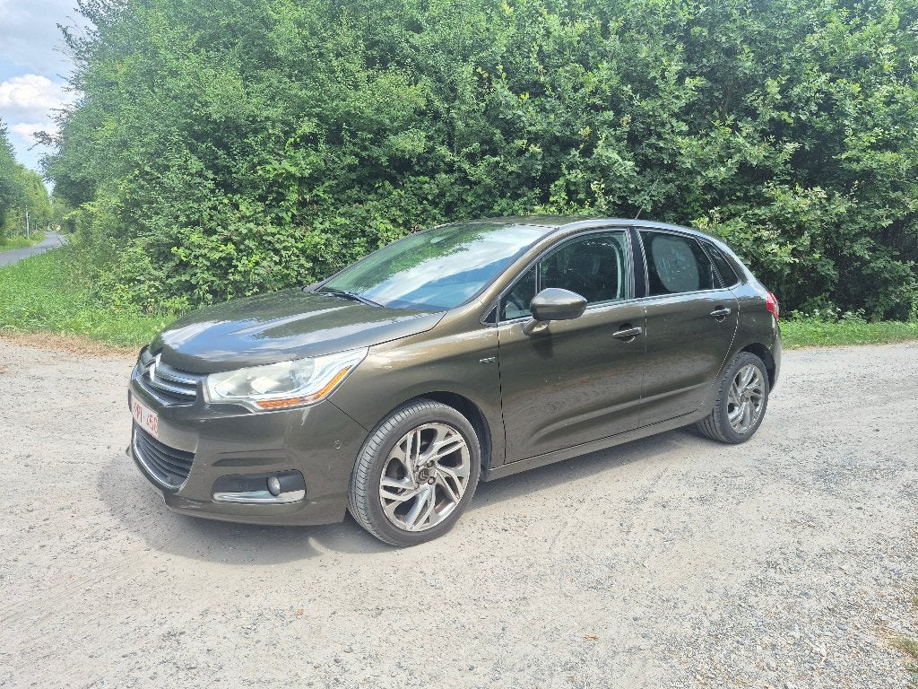 Citroen c4 1.6 HDI exclusive line, Auto's, Voorwielaandrijving, Euro 5, Zwart, Bruin