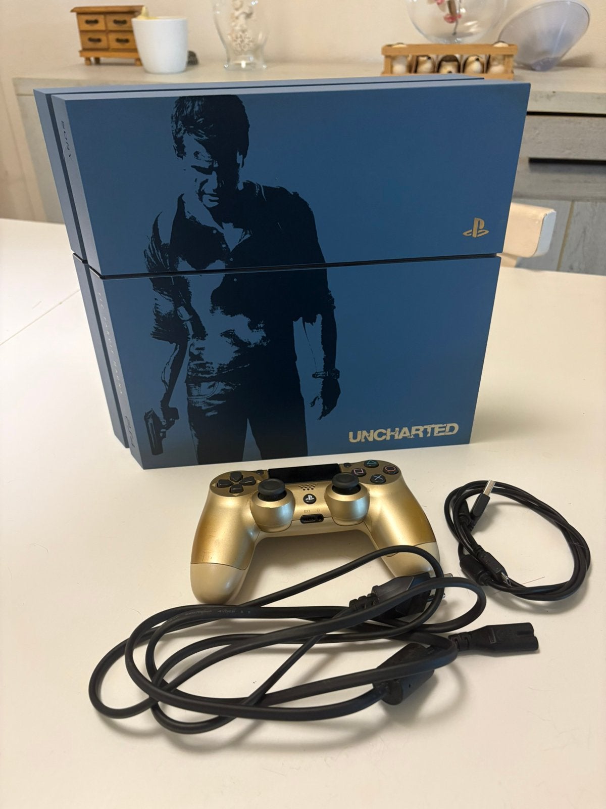 Console PlayStation 4 Uncharted edition, Enlèvement ou Envoi, Utilisé, 1 TB, Avec 1 manette