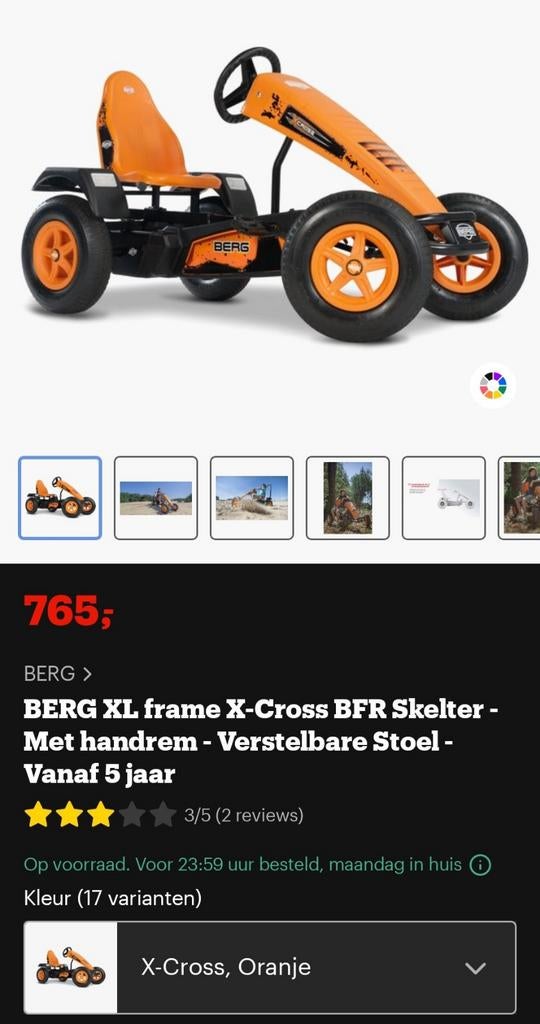 Nieuwe berg gocart, Ophalen, Nieuw, Berg, Vrijloopautomaat