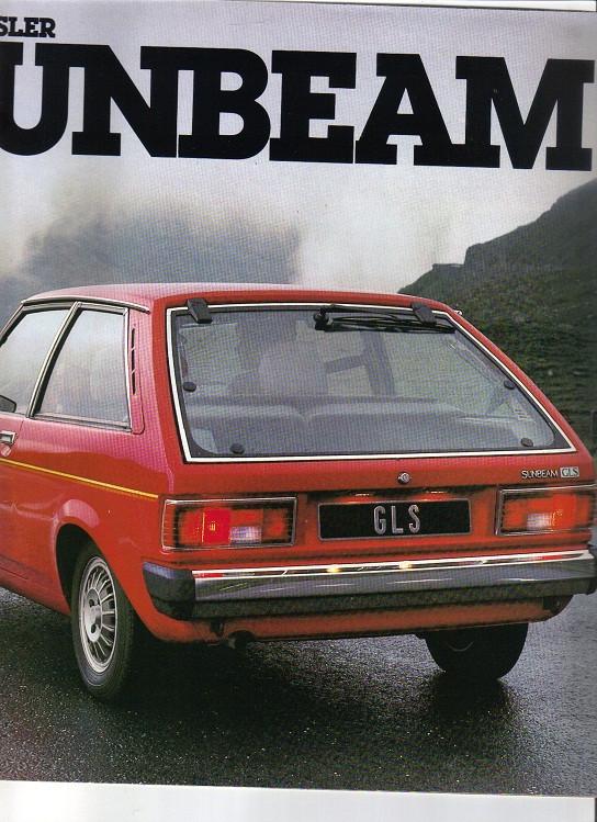 Chrysler Sunbeam, brochure 8/1978, Envoi, Utilisé, Autres marques