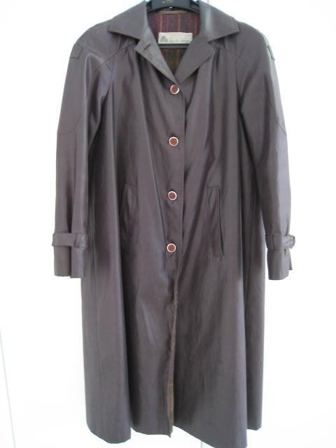 Damesjas, regenjas, Claude Havrey, bruin/bordeaux, dik, Enlèvement, Brun