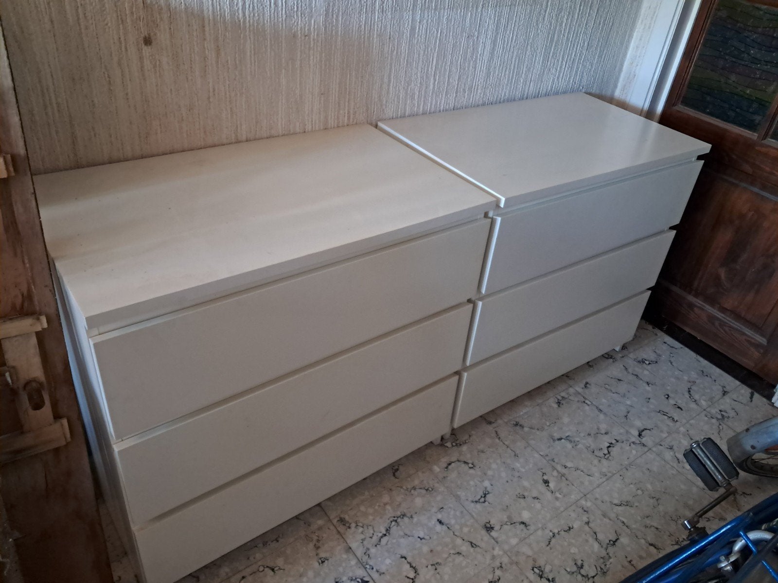 2 lade kasten IKEA, Ophalen