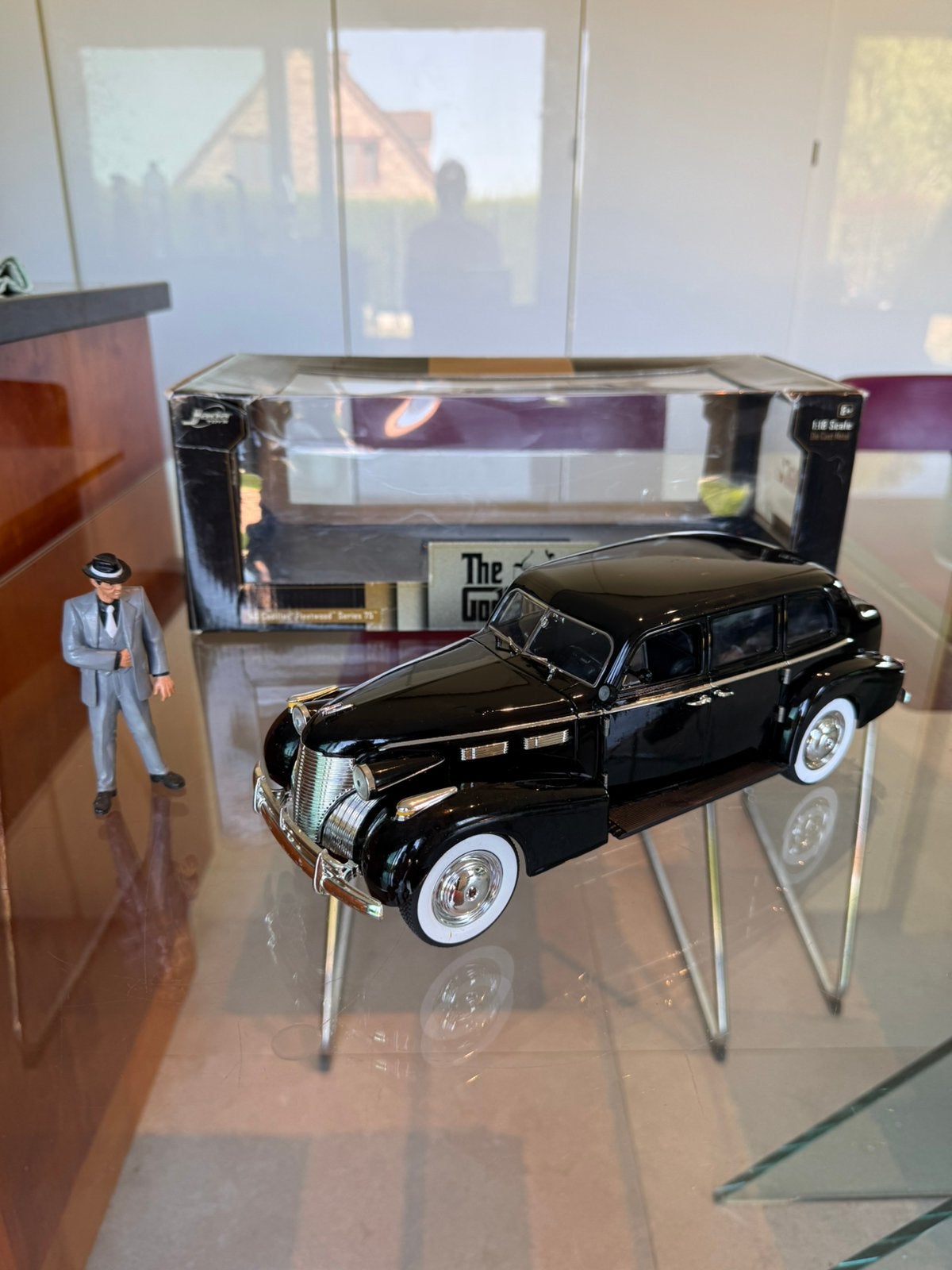 The Godfather 1940 CadillacFleetwood Series75 Jada Toys 1:18, Ophalen of Verzenden, Zo goed als nieuw, Auto, Overige merken