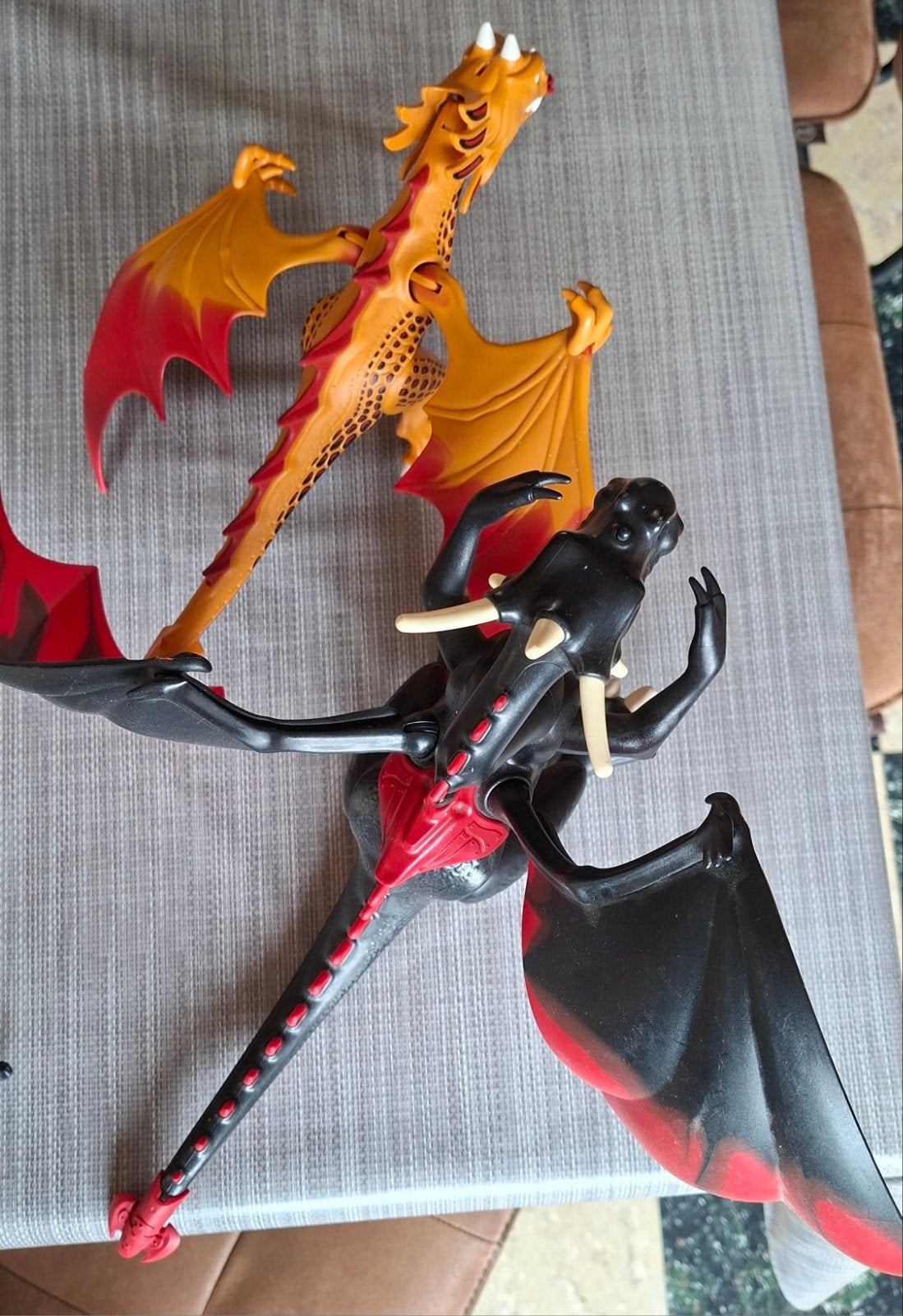 Speelgoed draken, Ophalen