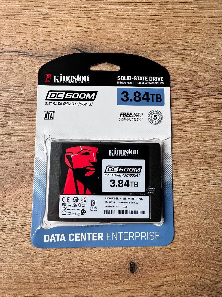 Kingston DC600M 3.84TB SSD, Computers en Software, Harde schijven, Intern, Kingston, Nieuw, Ophalen of Verzenden