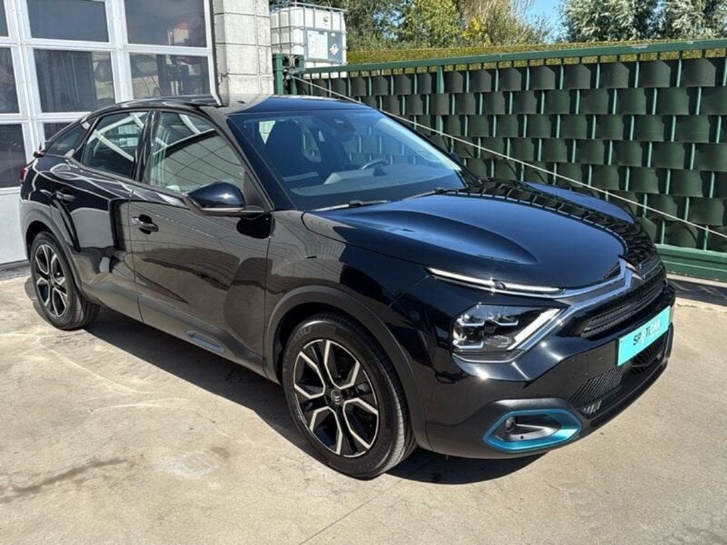 Citroen C4 ë-C4 100 kWh Feel met navi,camera,eerste eigenaa, Auto's, Zwart, 136 pk, Zwart, 5 zetels