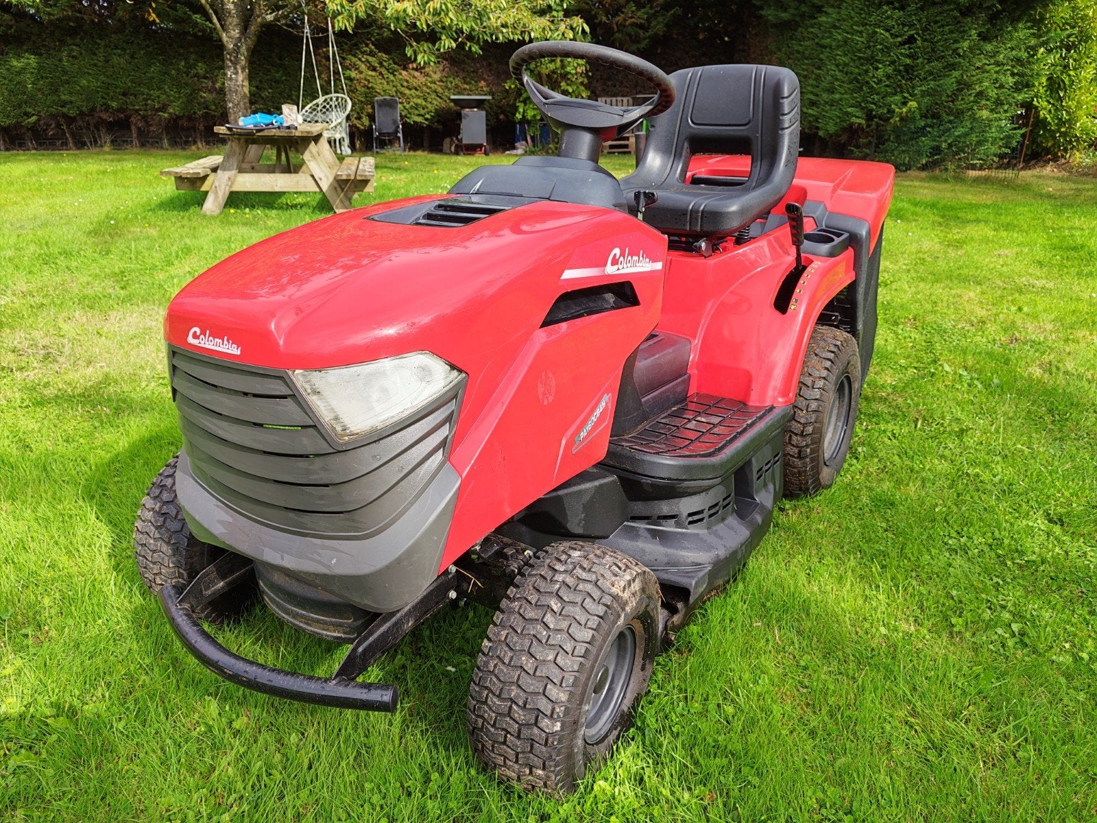tracteur tondeuse Columbia 12/2022 pa160c84h, Démarrage électrique, Comme neuf, Enlèvement, Moins de 90 cm