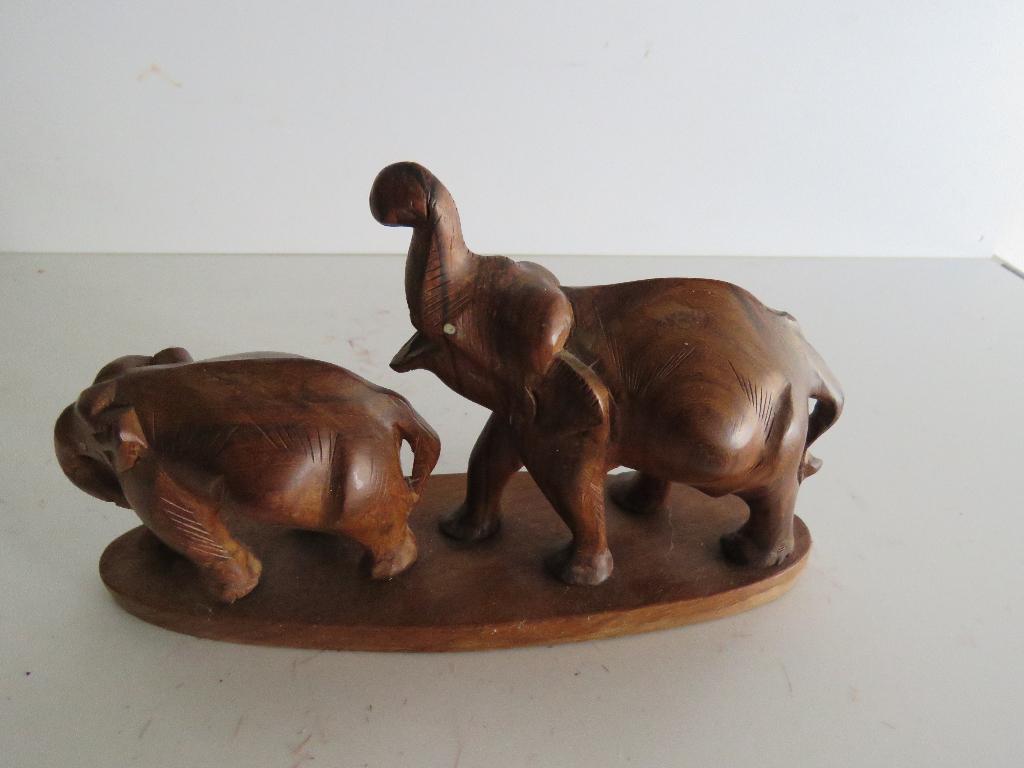 Olifanten houten beeldje, Ophalen of Verzenden