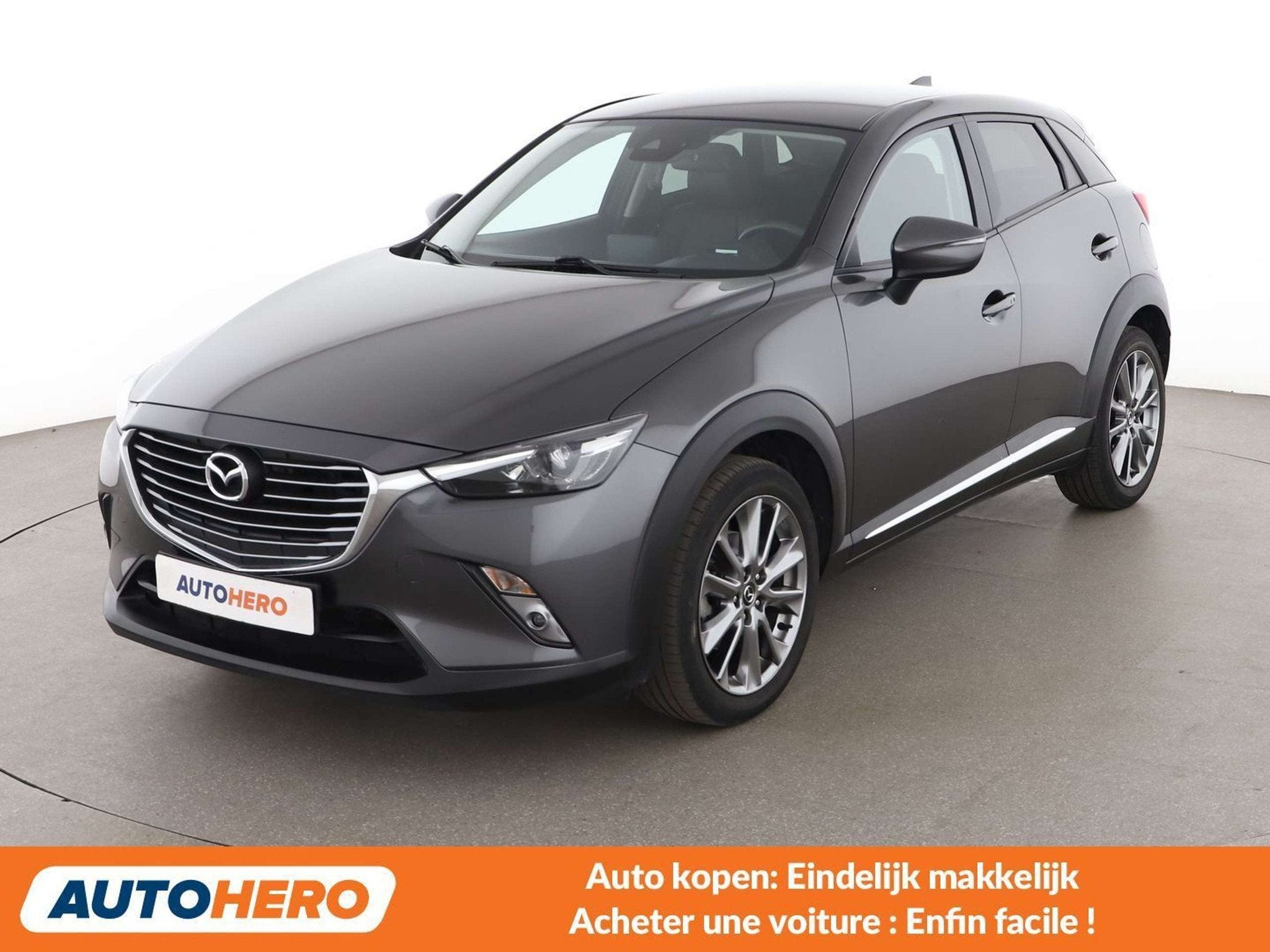 Mazda CX-3 2.0 Evolve (bj 2018, automaat), Auto's, Gebruikt, 120 pk, Leder, Bruin