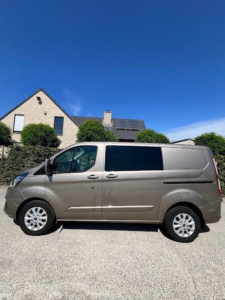 Ford transit custom dubbele cabine, Voorwielaandrijving, Stof, 4 cilinders, Bruin