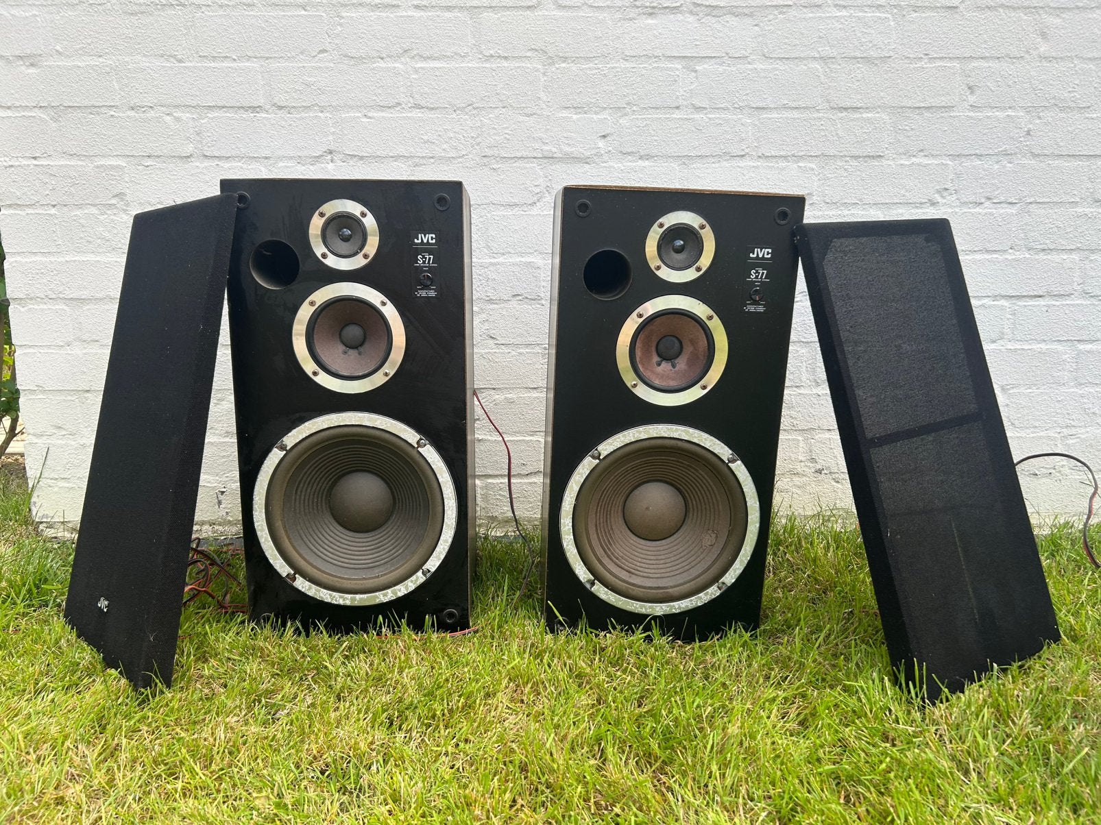 Vintage JVC 77 speakers, Enlèvement, Comme neuf, JVC