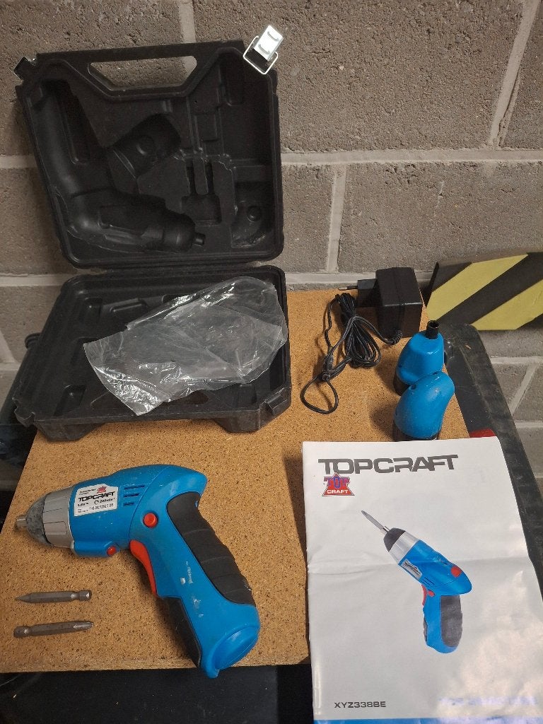 Accu schroevendraaier Topcraft, Doe-het-zelf en Bouw, Ophalen, Gebruikt, Schroevendraaier, Overige merken