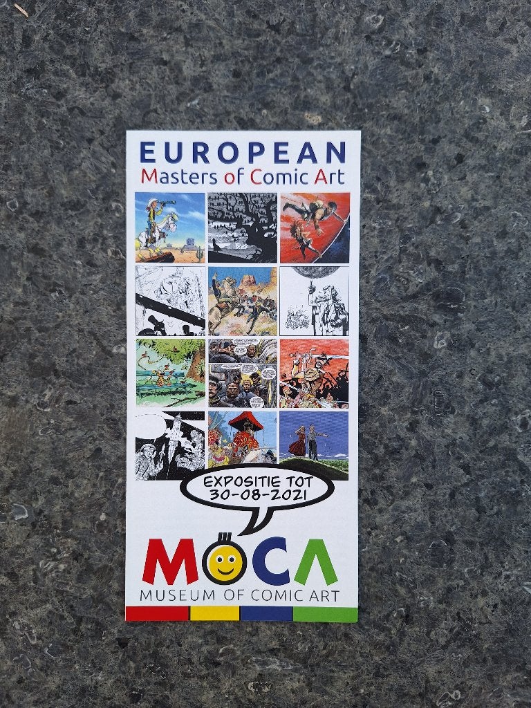 MOCA Museum Strips Nederland - Folder (2021), Verzamelen, Ophalen of Verzenden, Zo goed als nieuw, Overige typen